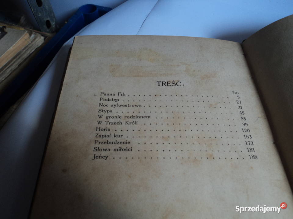 Panna Fifi i inne nowele Maupassant 1918r Nowy Sącz