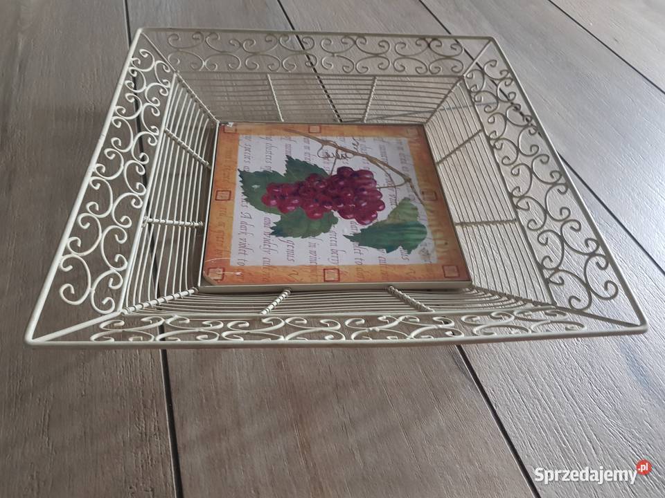 Koszyk metalowy W stylu Prowansji Wola Podłężna sprzedam