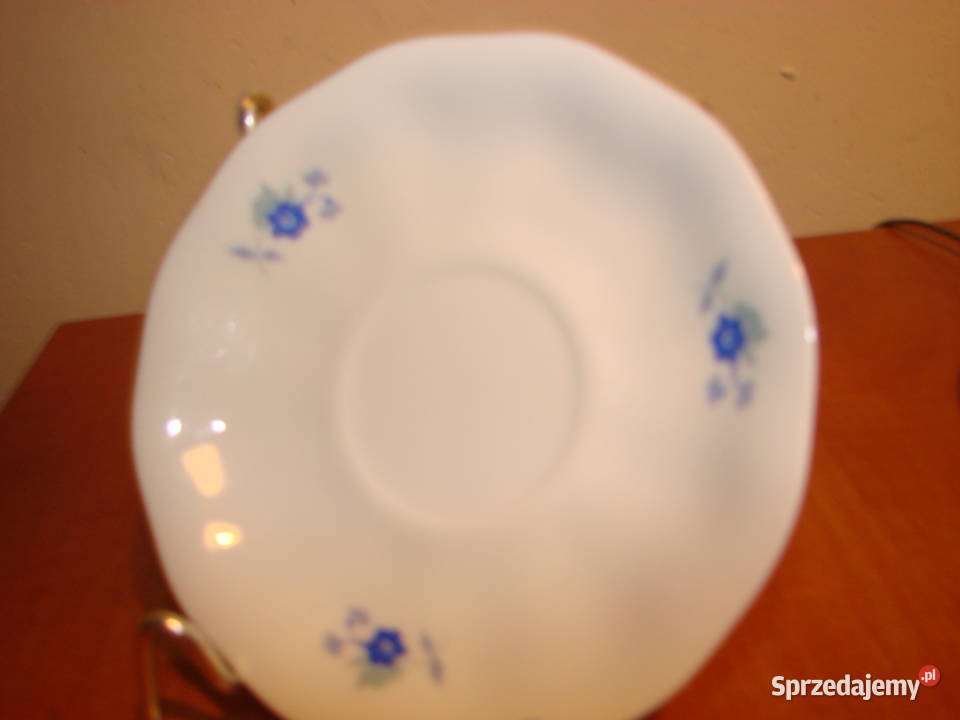 Karolina porcelanowy spodek talerzyk Pruszcz Gdański