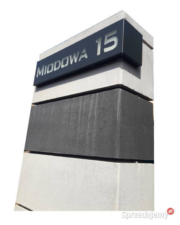 Numer Narożna Ogodzenie Dom Solarny Aluminiowy Sułkowice sprzedam