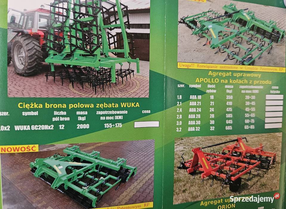 Agregat uprawowo Siewny JAGUAR LUX DZIEKAN nieuszkodzony małopolskie Kozłów