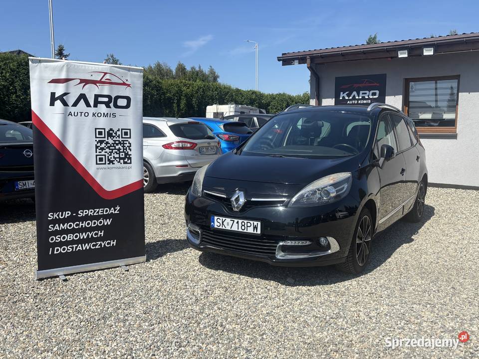 Renault Scenic 2013 7osobowy Gwarancja Polski wielofunkcyjna kierownica
