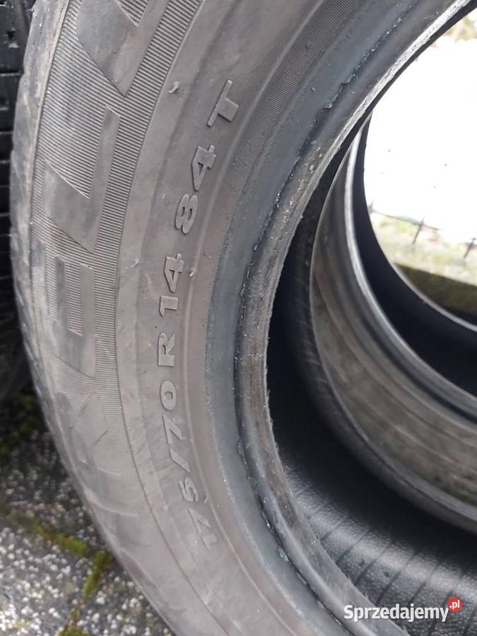 Opony 17570R14 zimoweletnierelgi Samochodowe małopolskie Brzezie