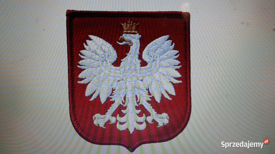 GODŁO na mundur galowy naszywka ORZEŁEK 55x66 Ostrołęka