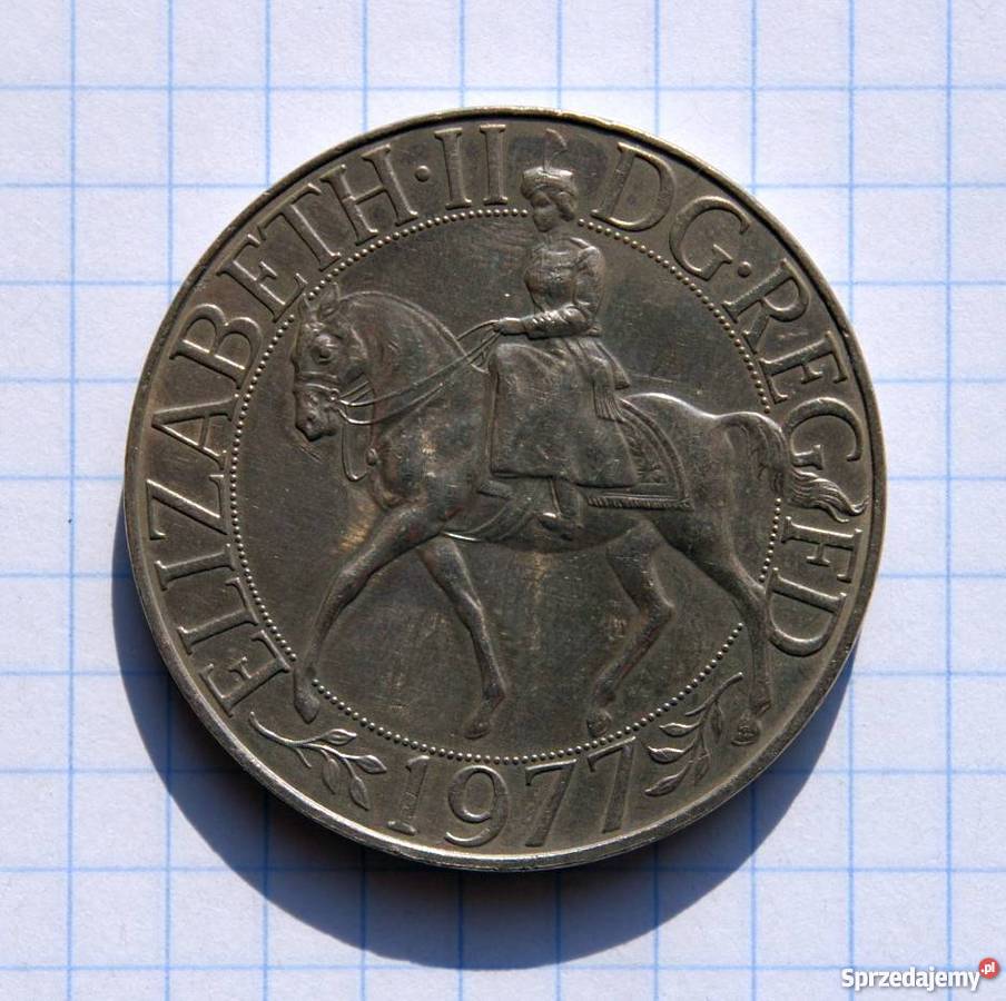 25 PENSÓW 25 PENCE 1977 WIELKA BRYTANIA Numizmatyka sprzedam