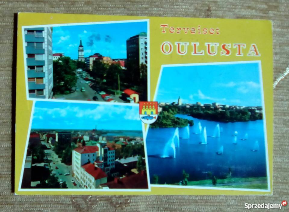 OULU MIASTO ZATOKĄ BOTNICKĄ UJŚCIU RZEKI Pocztówki i karty telefoniczne Piszczac