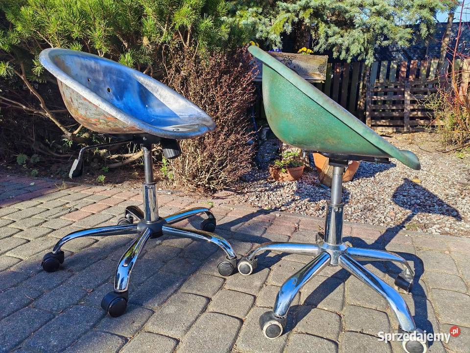 Vintage siedziska z traktora