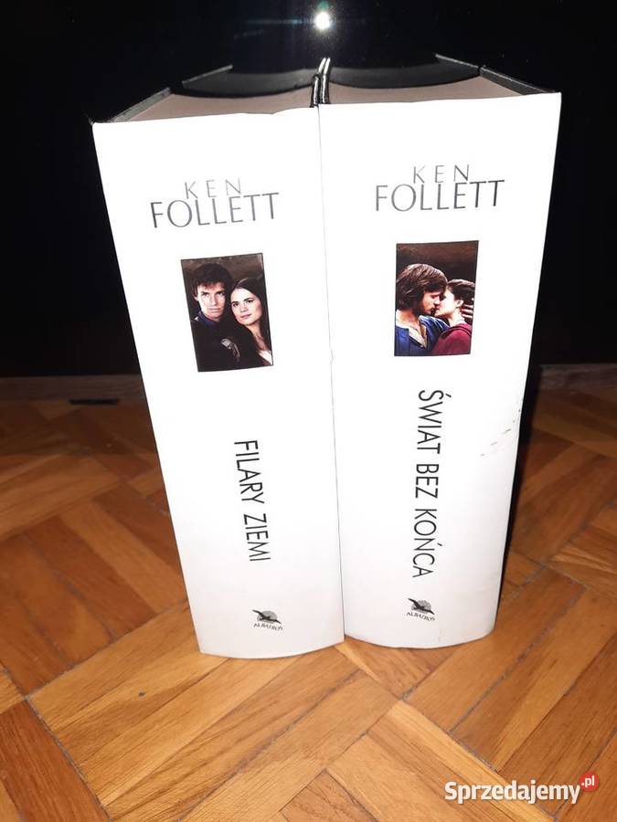 Zestaw dwóch powieści Kena Folletta Filary Ziemi dolnośląskie Wrocław