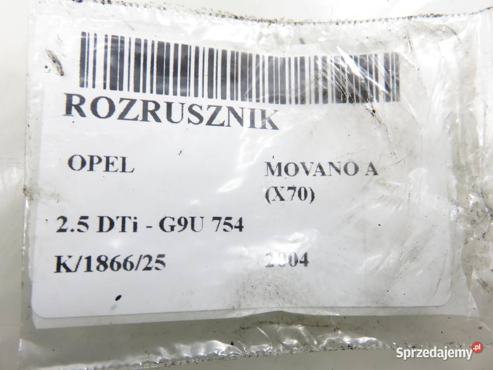 ROZRUSZNIK OPEL MOVANO A 25 DTi S3024
