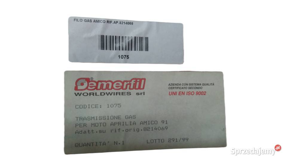 LINKA GAZU SEMERFIL APRILIA AMICO 50 SR 50 1076 Bielsk Podlaski