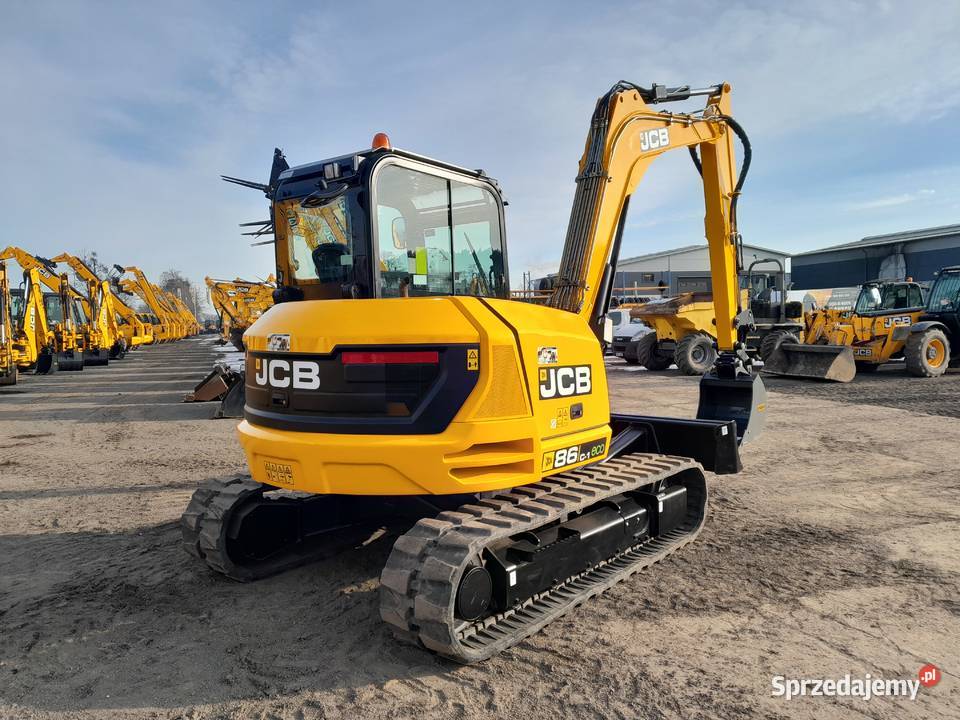 JCB 86C1 2017R KOPARKA GĄSIENICOWA 85Z1 8085 CAT Szybkozłącze Krotoszyn
