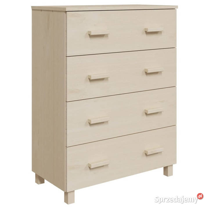 Komoda HAMAR miodowy brąz 79x40x1035 drewno Warszawa