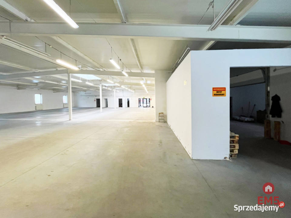 Lokal Białystok 1100m2 Ilość pomieszczeń 3 Wynajem podlaskie