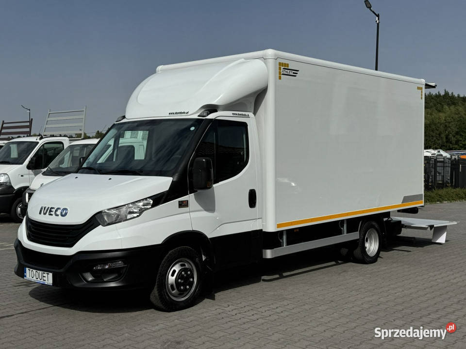 Iveco Daily 35C16 V Kontener Winda 750 Na wielofunkcyjna kierownica Widełki