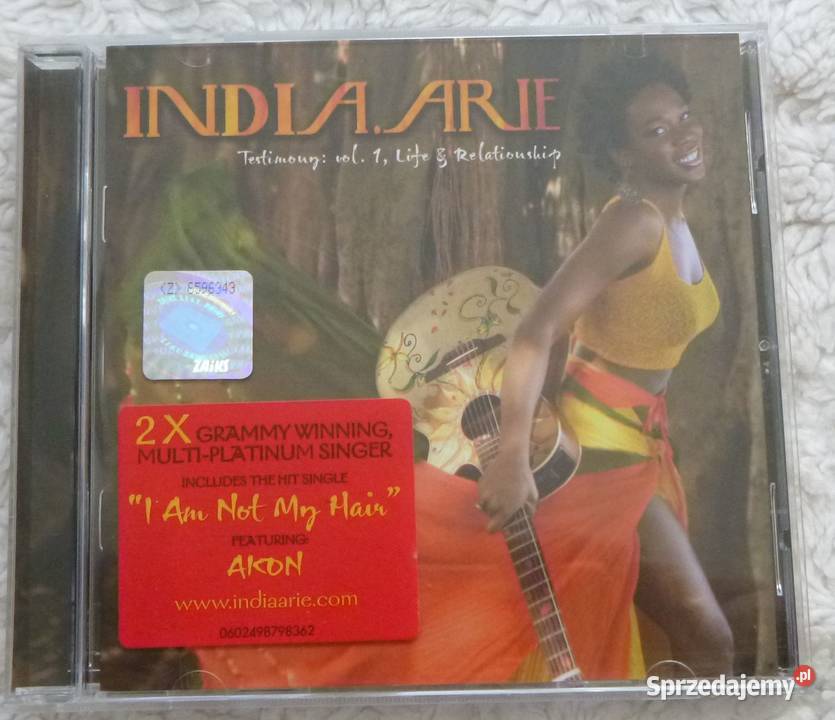 Płyta CD India Arie Testimony vol 1 Life Płyty i kasety Warszawa sprzedam