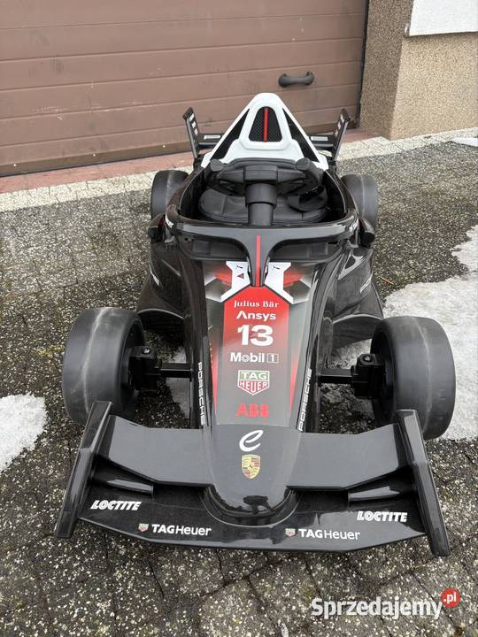 Bolid Formuły E Porsche Na Akumulator Dzieci Pojazdy elektryczne i spalinowe Bielawa