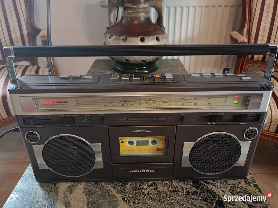 Radiomagnetofon Grundig RR 650 Vintage 80 Lata Drawski Młyn