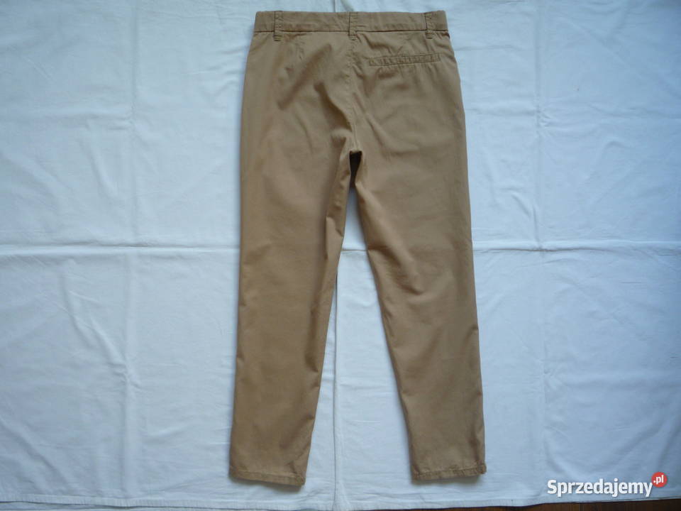HM 140 Beżowe Spodnie Chino Wiosna lato Nowe Spodnie Szczecin