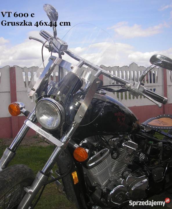 Szyba honda VT 600 stelaż