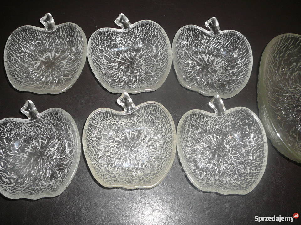 Jabłka 6 1 salaterki lata 70 Ząbkowice dolnośląskie Wrocław