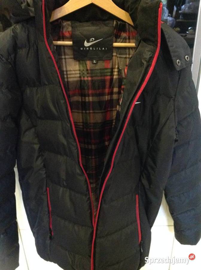 Kurtka Męska z Kapturem NIKE S M Nowa Czarna Nowa Sól sprzedam