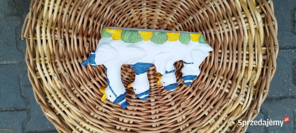 Kacza rodzinkakaczuszki ceramika figurka Słubice