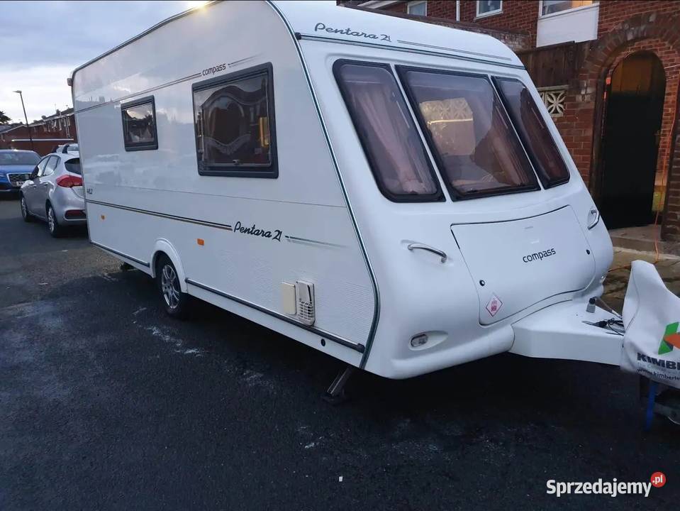Przyczepa kempingowa Compass Pentara 482 Rok produkcji 2005 Rybnik
