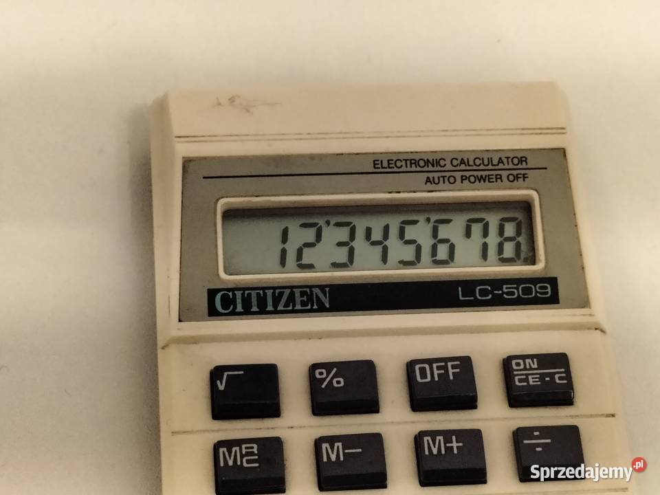 Kalkulator Citizen LC509 Warszawa
