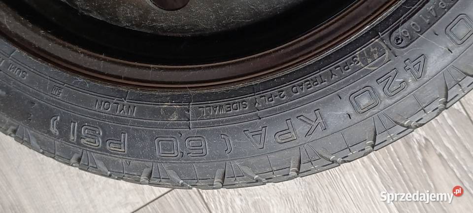 koło dojazdowe opona dojazdowa nowa T12570D1595 Poznań