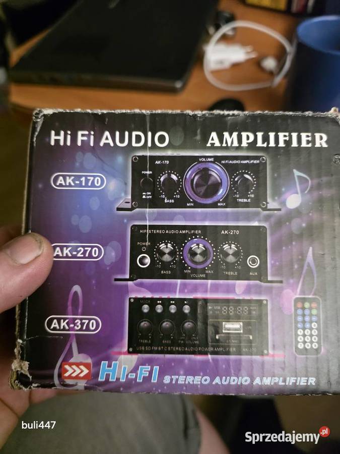 mini wzmacniacz stereo hifi 12v