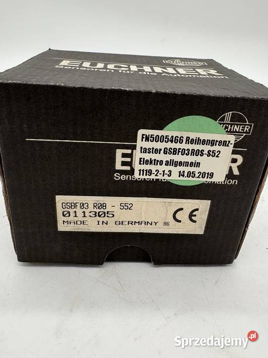 Euchner GSBF03R08552 011305 Safety switch mazowieckie Warszawa