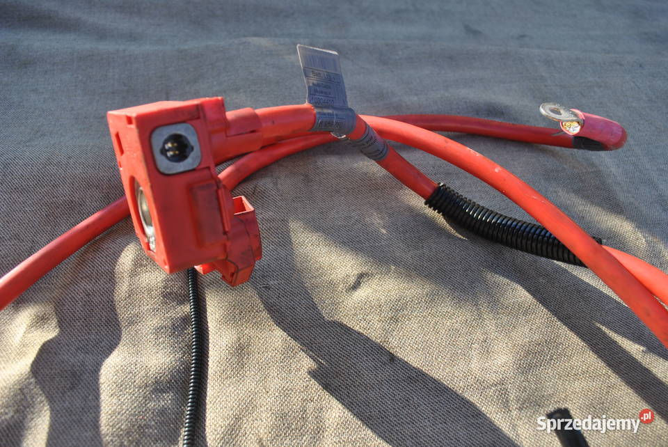 Kabel plus akumulatora BMW E60 E60 LCI klema osobowe Poręba