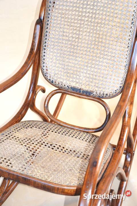 Fotel gięty bujak Thonet początek XX w unikat sprzedam