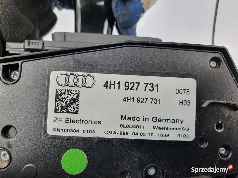 DŹWIGNIA ZMIANY BIEGÓW AUDI A8 D4 4H1927731 Motoryzacja Lipno