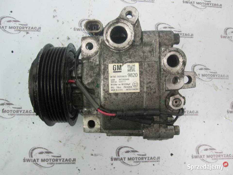 MOKKA ASTRA ZAFIRA 17 CDTI 14r sprężarka osobowe świętokrzyskie Kielce