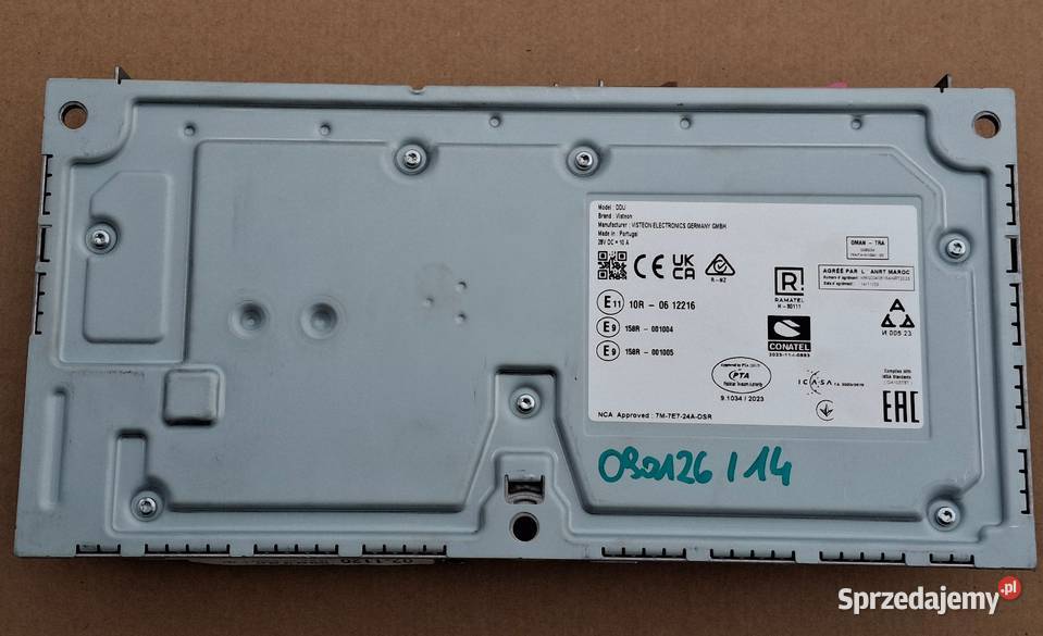 SCANIA KASETA MODUŁ DDU STEROWNIK KOMPUTER EURO Komputery lubuskie Bieleń