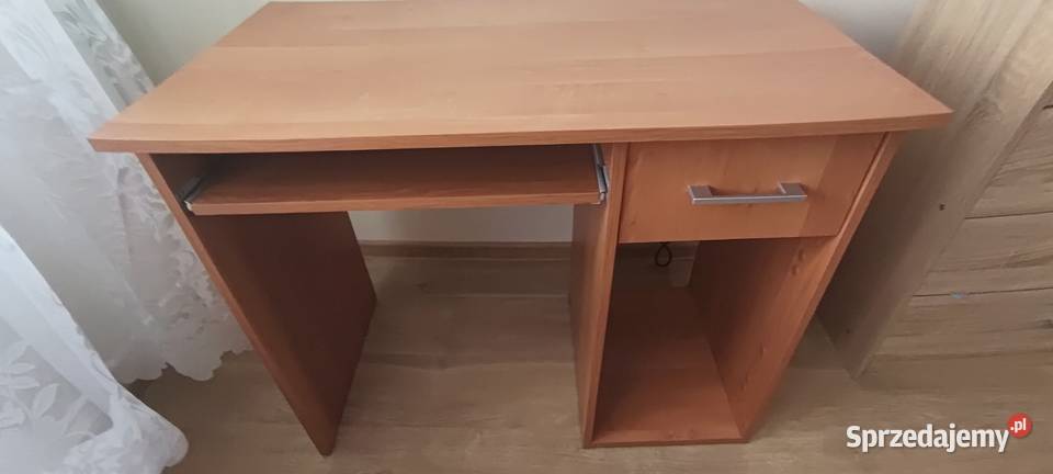Biurko komputerowe z szufladą Olcha