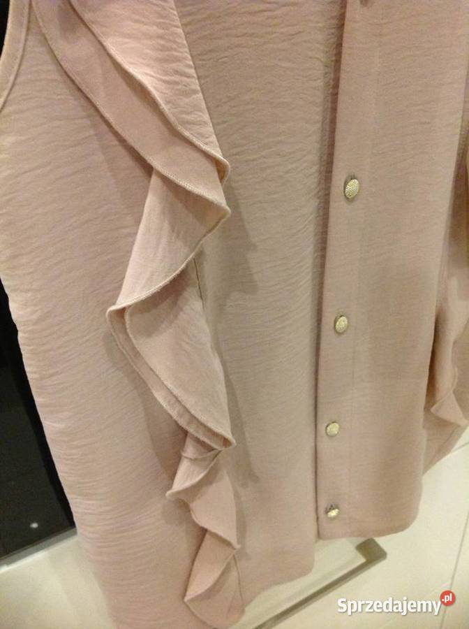 Bluzka Damska z Falbanami SMM Pudrowy Róż j Nowa lubuskie