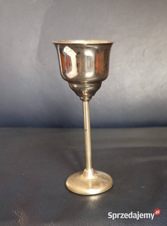 Kieliszek platerowany na nóżce Nakło nad Notecią