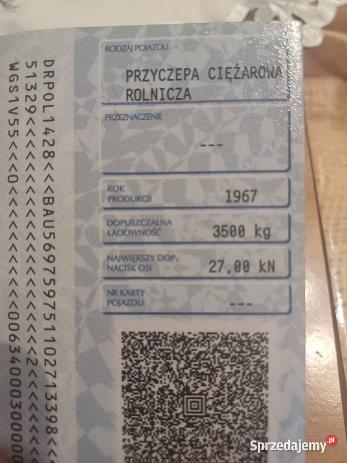 D45 wywrotka na bokiOC i przegląd Brzozówek