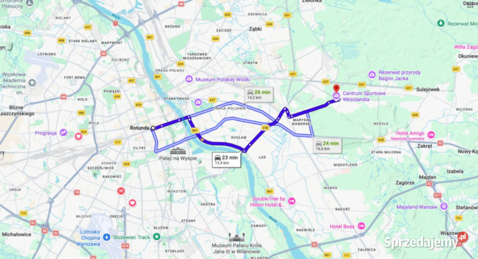 Działka budowlana 1823 m w WAW Wesoła Warszawa sprzedam