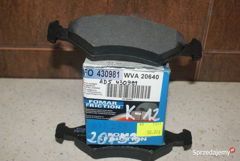 GDB255 TRW KLOCKI HAMULC FORD ESCORT 8190 Zestaw Białobrzegi sprzedam