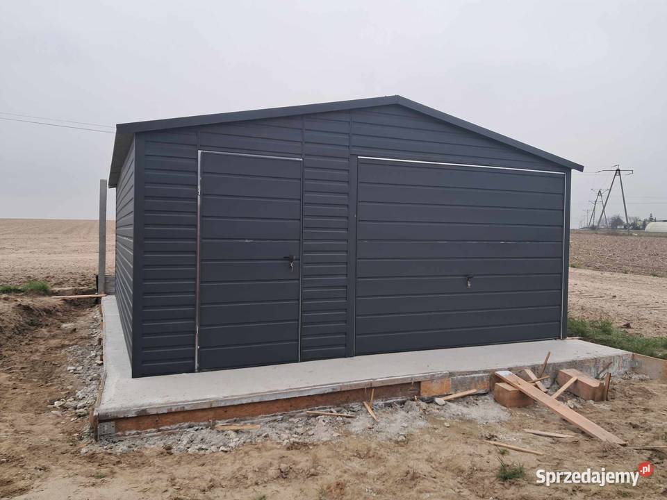 Garaż blaszany 5x5 Wzmocniony PROFILAMI Sprzedaż Sprzedaż Białystok