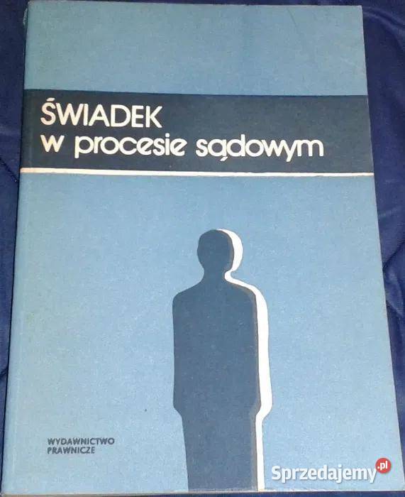 Świadek w procesie sądowym Red Stanisław Waltoś miękka Chełm