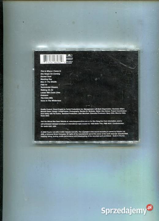 Bee Gees This is Where i Came in CD Płyta Cd Szczecin sprzedam