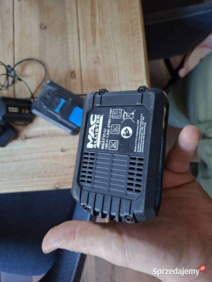 Akumulator Mc allister 2 sztuki plus ładowarka Krępa Słupska