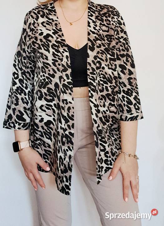 Cienka narzutka panterka Łódź