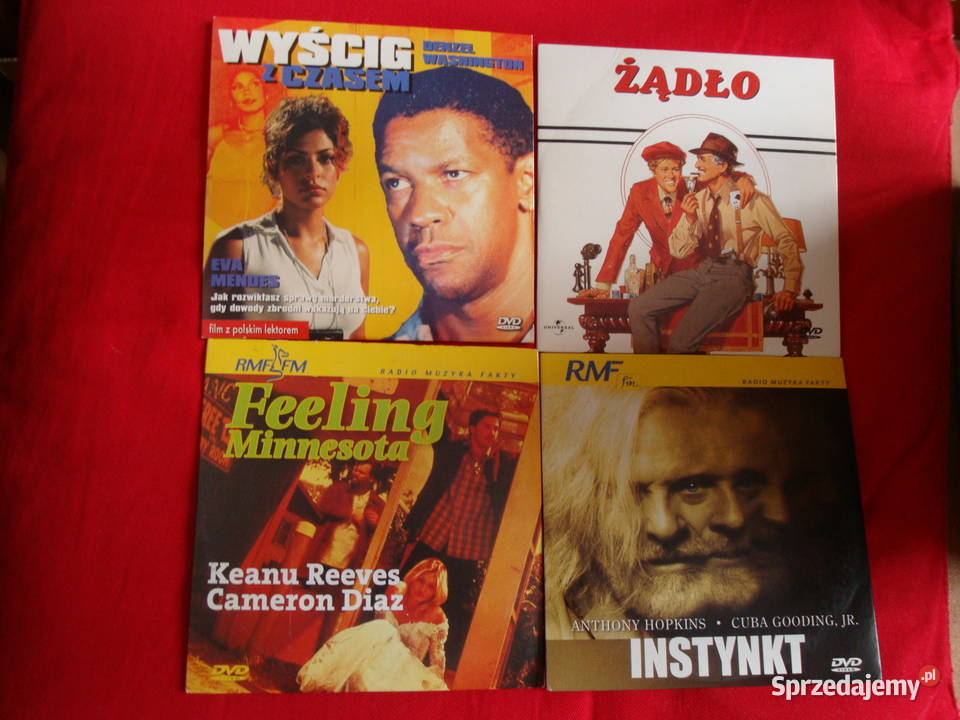 dvd ŻądłoInstynktWyścig z czasem i inne lista DVD Filmy