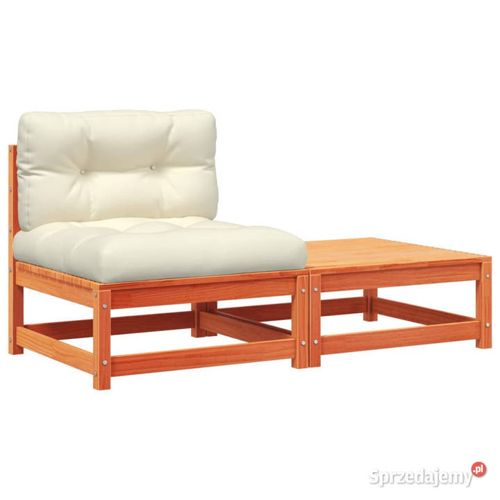 Ogrodowa sofa bez podłokietników z poduszkami i Warszawa