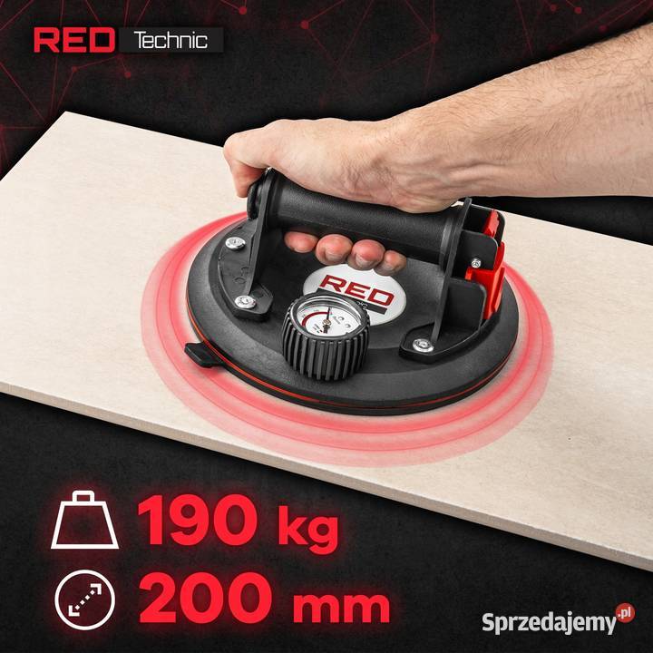 PRZYSSAWKA PRÓŻNIOWA DO PŁYTEK UCHWYT Z POMPKĄ Katowice